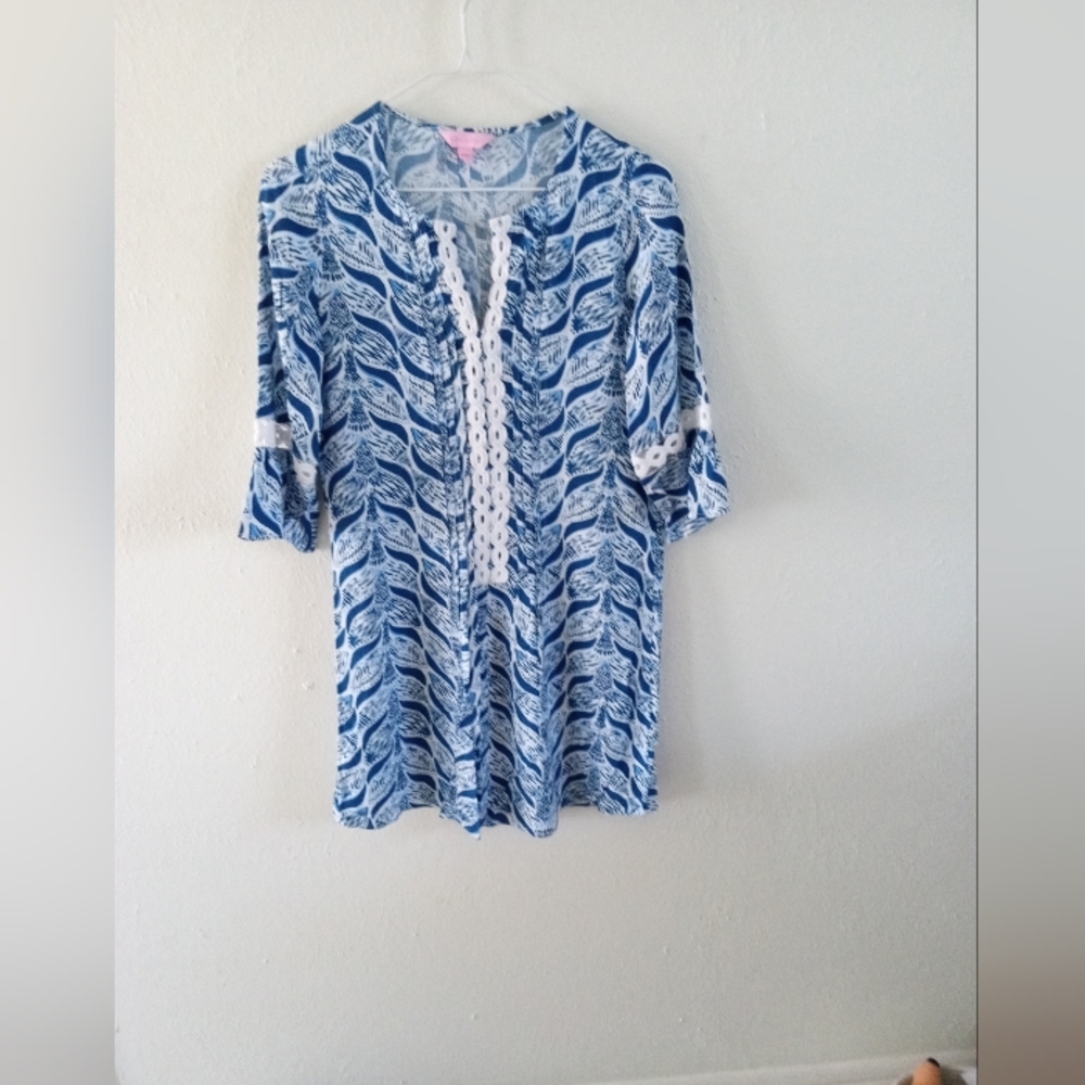 LILLY PULITZER Hollie Mermaid Tail Tunic Top/Dress | XXS - Picture 9 of 10